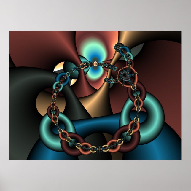 Póster Fractal 447 (Frente)