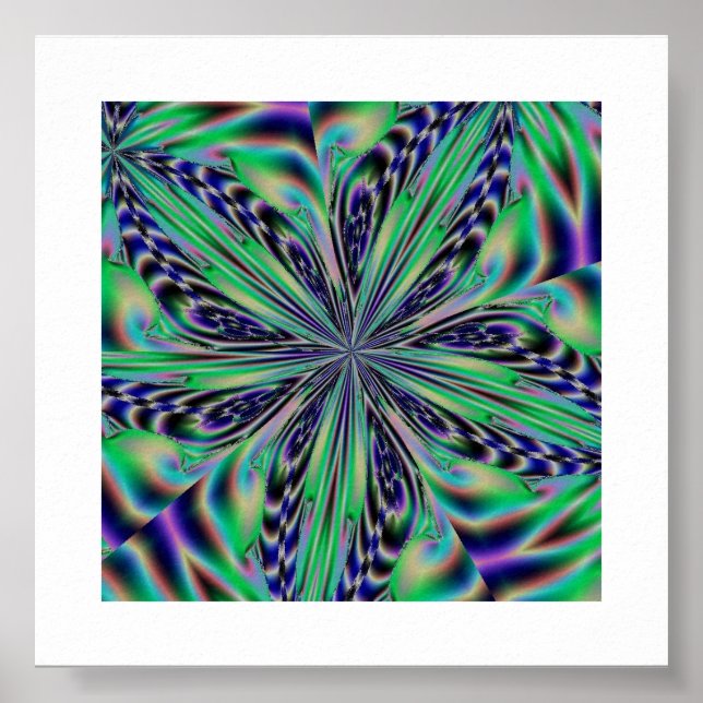 Póster Fractal 5 Poster (Frente)