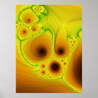 Póster Fractal 9 con brillo indeseado