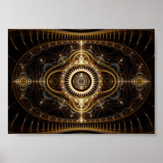 Póster Fractal Art Poster: All Seeing Eye