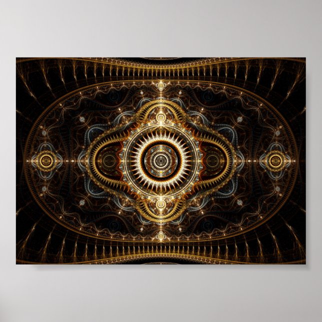 Póster Fractal Art Poster: All Seeing Eye (Frente)