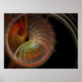 Póster Fractal Candy Poster