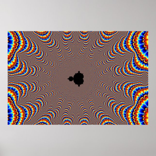 Póster Fractal Central - Fractal Art (Frente)