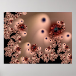Póster Fractal Chantilly Splendor