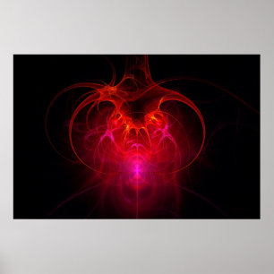 Póster Fractal - Ciencia - La red neural