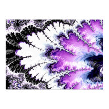 Fractal de degradado blanco morado moderno