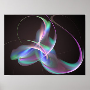 Póster Fractal de la honradez