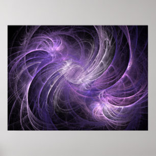 Póster Fractal de los géminis