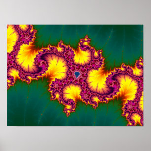 Póster Fractal de Mandelbrot
