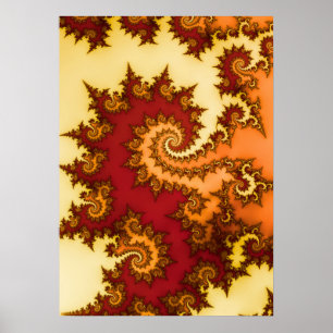 Póster Fractal de Mandelbrot