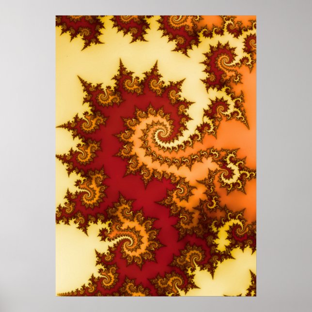 Póster Fractal de Mandelbrot (Frente)