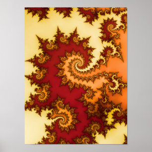 Póster Fractal de Mandelbrot