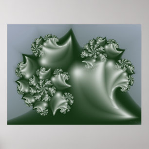 Póster Fractal del Tsunami