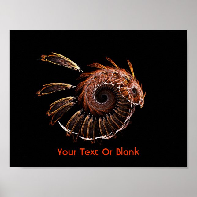 Póster Fractal Firebird (Frente)