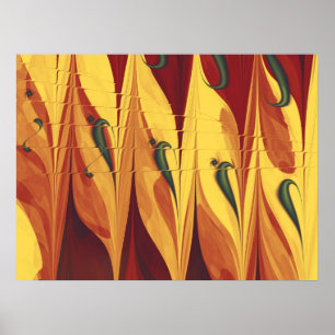 Póster Fractal Flames