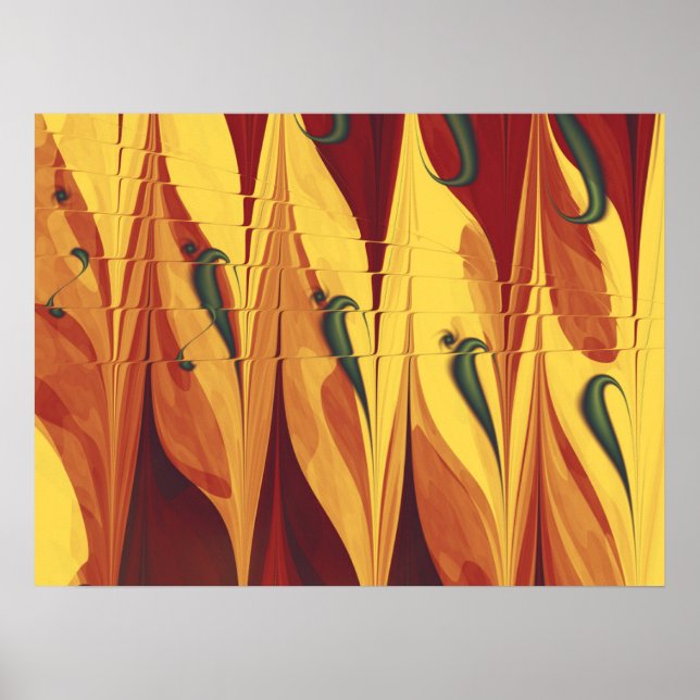 Póster Fractal Flames  (Frente)