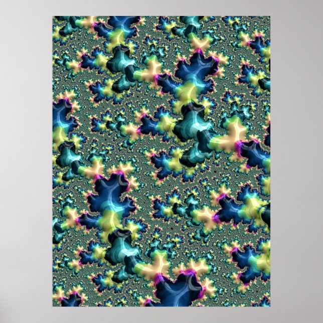 Póster Fractal Funky (Frente)