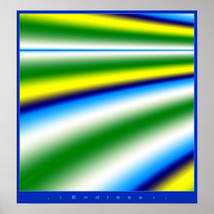 Póster Fractal infinito