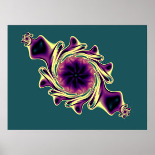 Póster Fractal Jewel Trinket