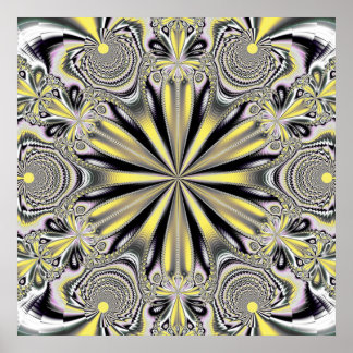 Póster Fractal Mandala 4