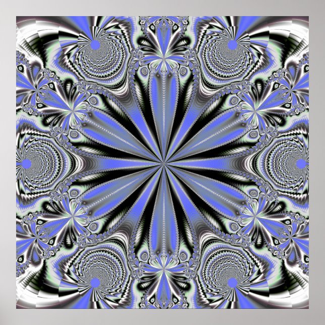 Póster Fractal Mandala 5 (Frente)
