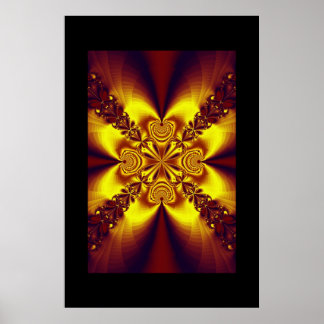 Póster Fractal Mandala 6