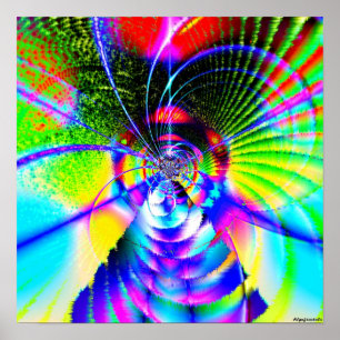 Póster Fractal Maze 5c