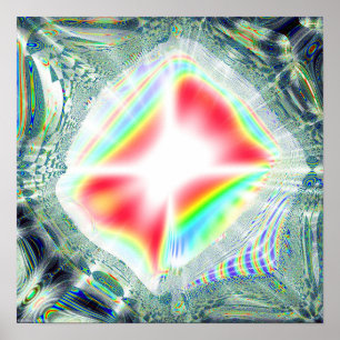 Póster Fractal Prisma