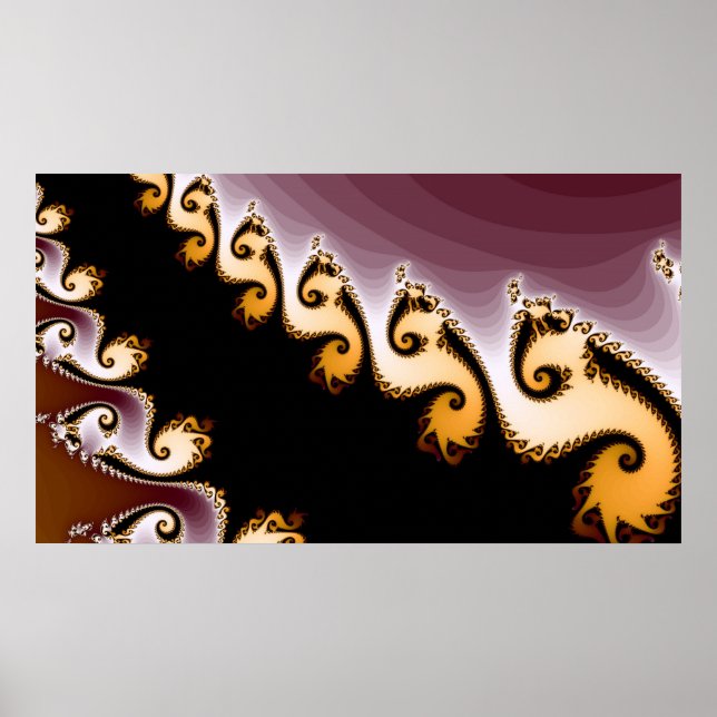 Póster Fractal Swirl (Frente)