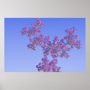 Póster Fractal Torus Progression 4