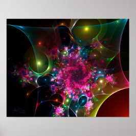 Póster Fractal Webb04 20x16