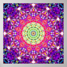 Fractales arcoiris | Kaleidoscópico Mandala