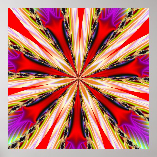 Póster Fractalscopio 25 (Frente)