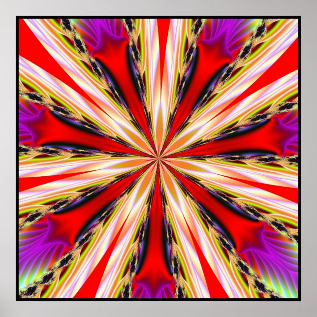 Póster Fractalscopio 25 (Frente)