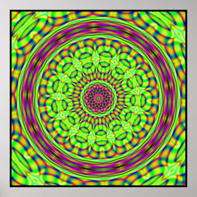 Póster Fractalscopio 28 (Frente)