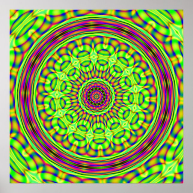 Póster Fractalscopio 28 (Frente)