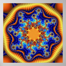 Póster Fractalscopio celeste