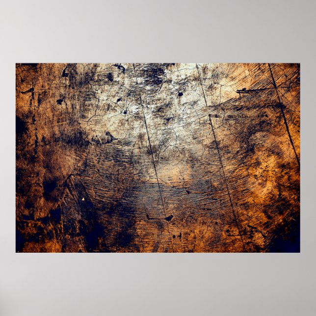 Póster Fractura de la grieta de textura (Frente)