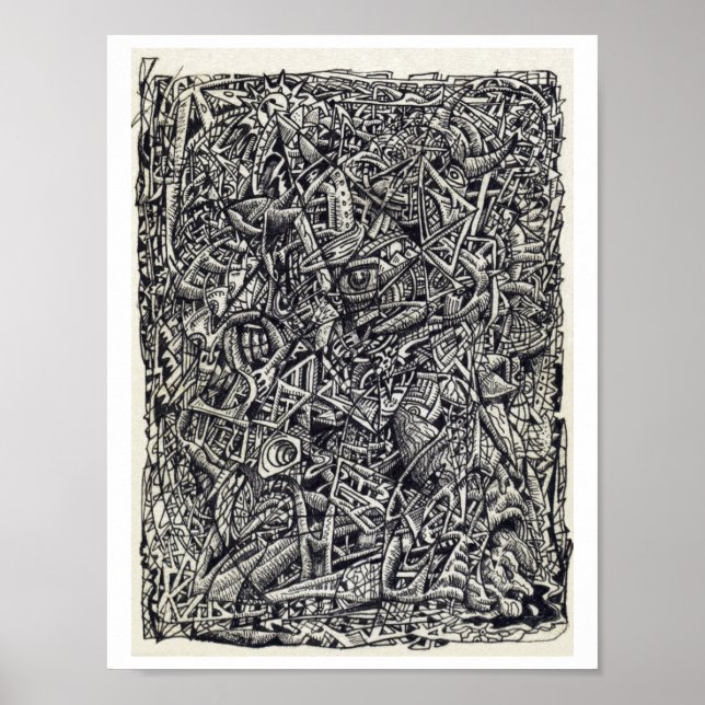 Póster Fragmentado, por Brian Benson (Frente)