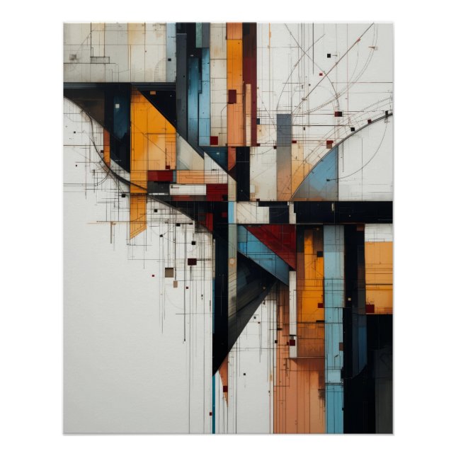 Póster Fragmented City (Anverso)