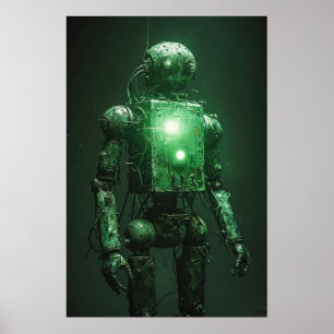 Póster Fragmento de la frase: un robot roto