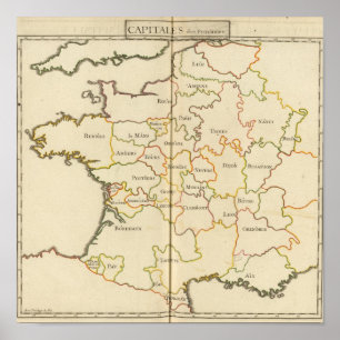 Póster France  Capitals