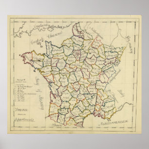 Póster France departments