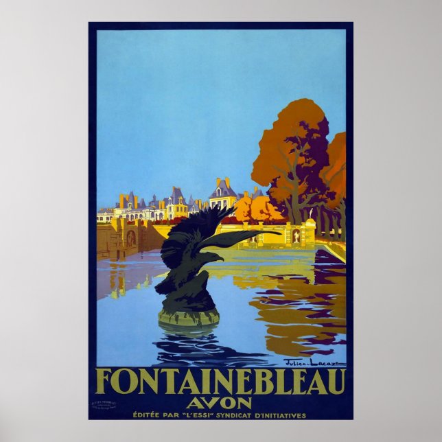 Póster France Fontainebleau Avon (Frente)