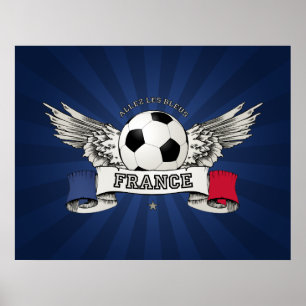 Póster France Football National Team Supporter poster