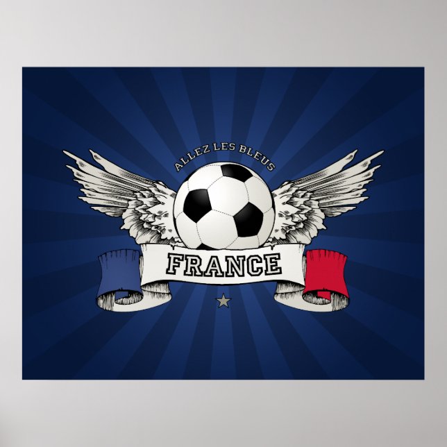 Póster France Football National Team Supporter poster (Frente)