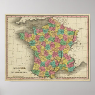 Póster France, in Departments