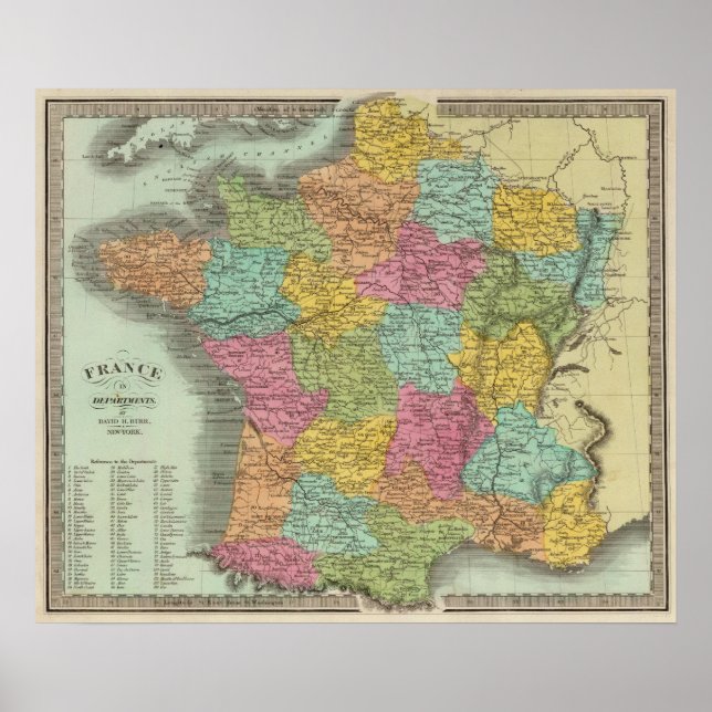 Póster France In Departments 2 (Frente)