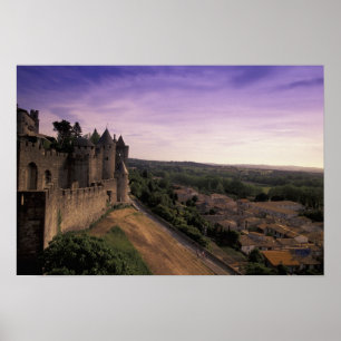 Póster FRANCE, Languedoc Carcassonne 2