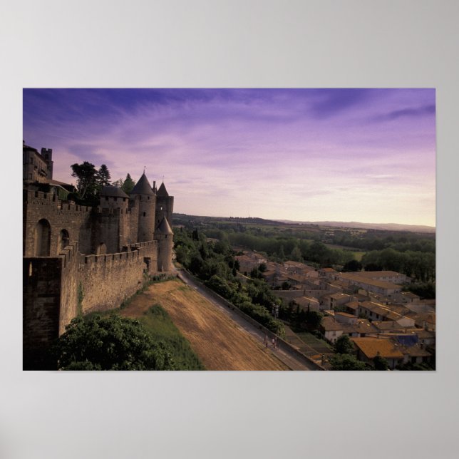 Póster FRANCE, Languedoc Carcassonne 2 (Frente)